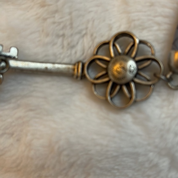 Leather wrap around bracelet with charms - Picture 3 of 4